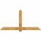 Ekena Millwork Eugene Rough Sawn Timber Gable Bracket, Western Red Cedar, 84"W x 42"H x 2"D x 6"F, 12/12 Pitch GBW084X42X0206EUG00RWR - alternate 1
